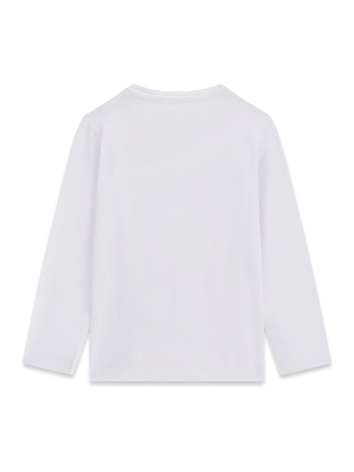 Maglia a Maniche Lunghe Bianco Guess Neonata