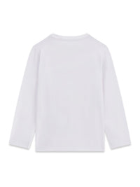 Maglia a Maniche Lunghe Bianco Guess Neonata