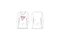 Maglia a Maniche Lunghe Bianco Guess Neonata