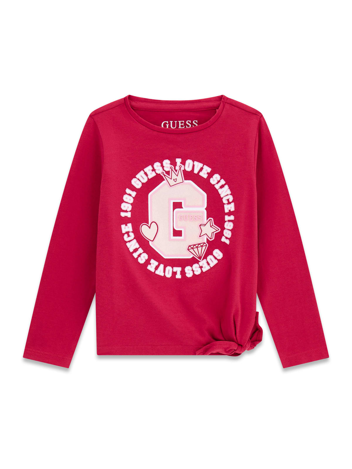 Maglia a Maniche Lunghe Cherry Passion Guess Neonata