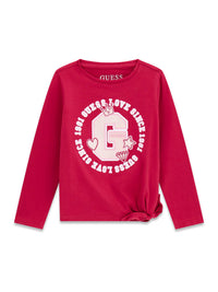 Maglia a Maniche Lunghe Cherry Passion Guess Neonata