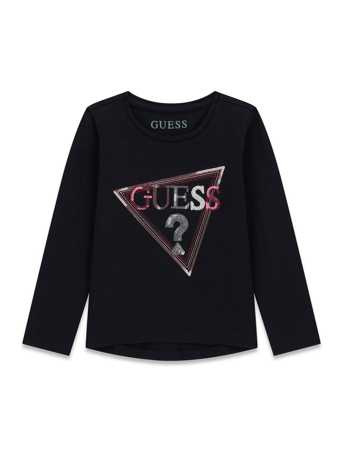 Maglia a Maniche Lunghe Nero Guess Bambina