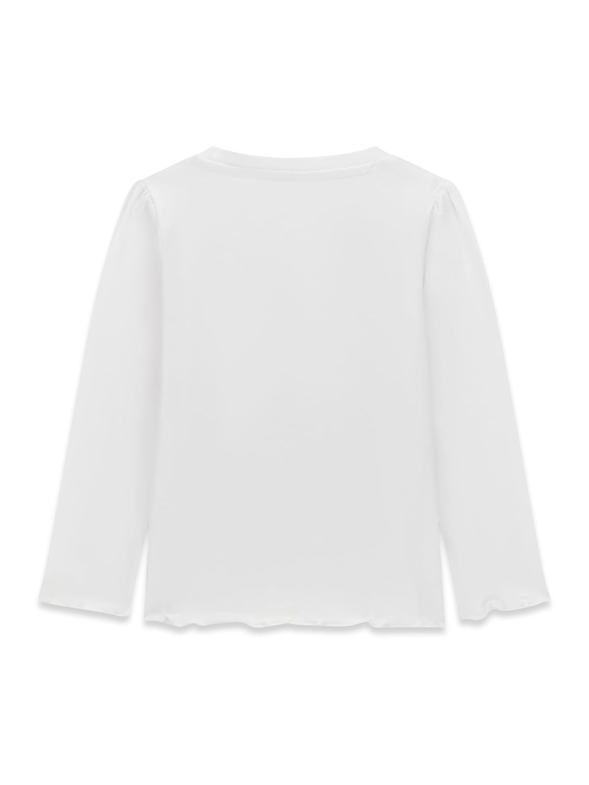 Maglia a Maniche Lunghe Bianco Guess Neonata