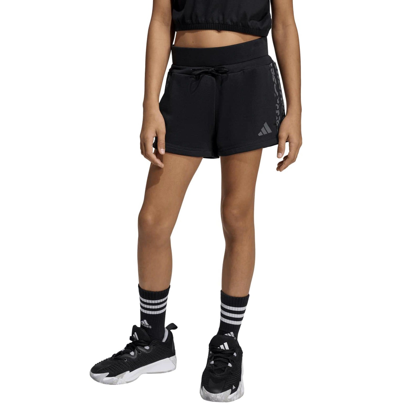 SHORT MACULATI CON LOGO ADIDAS