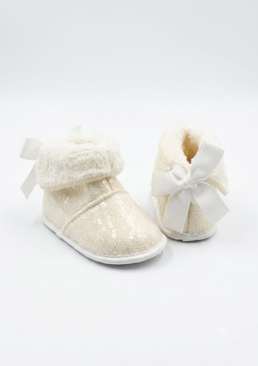 Stivaletto Baby con Pelliccetta e Paillettes Klaiadi' - Neonati