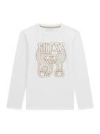 T-shirt con Stampa e Logo Guess - Bambino