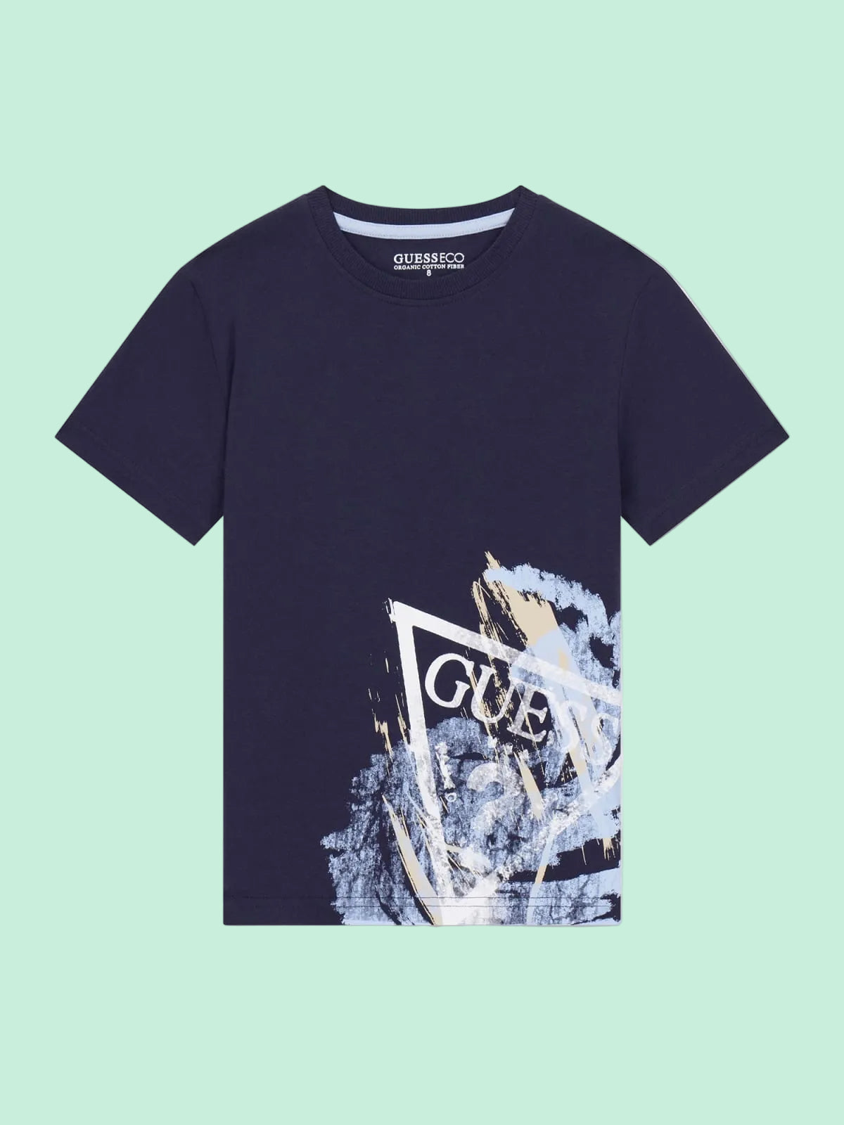 T-SHIRT CON LOGO E STAMPA GUESS