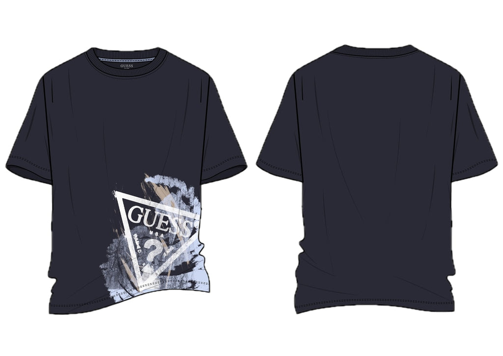 T-shirt con Logo e Stampa Guess - Bambino