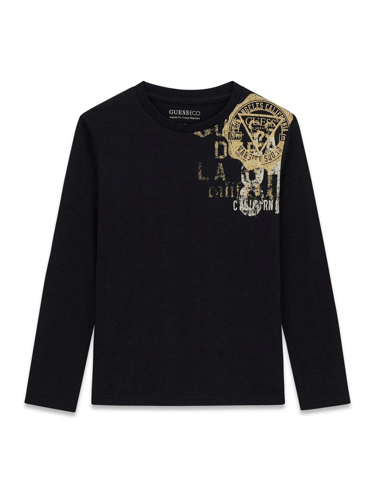 Maglia a Maniche Lunghe Nero Guess Bambino