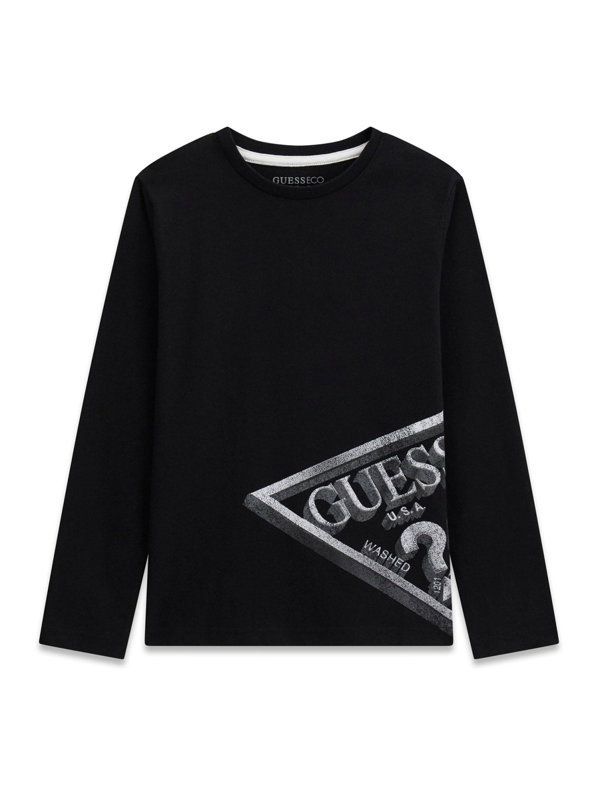 Maglia a Maniche Lunghe Nero Guess Bambino