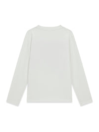 Maglia a Maniche Lunghe Bianco Guess Bambino