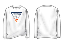 Maglia a Maniche Lunghe Bianco Guess Bambino
