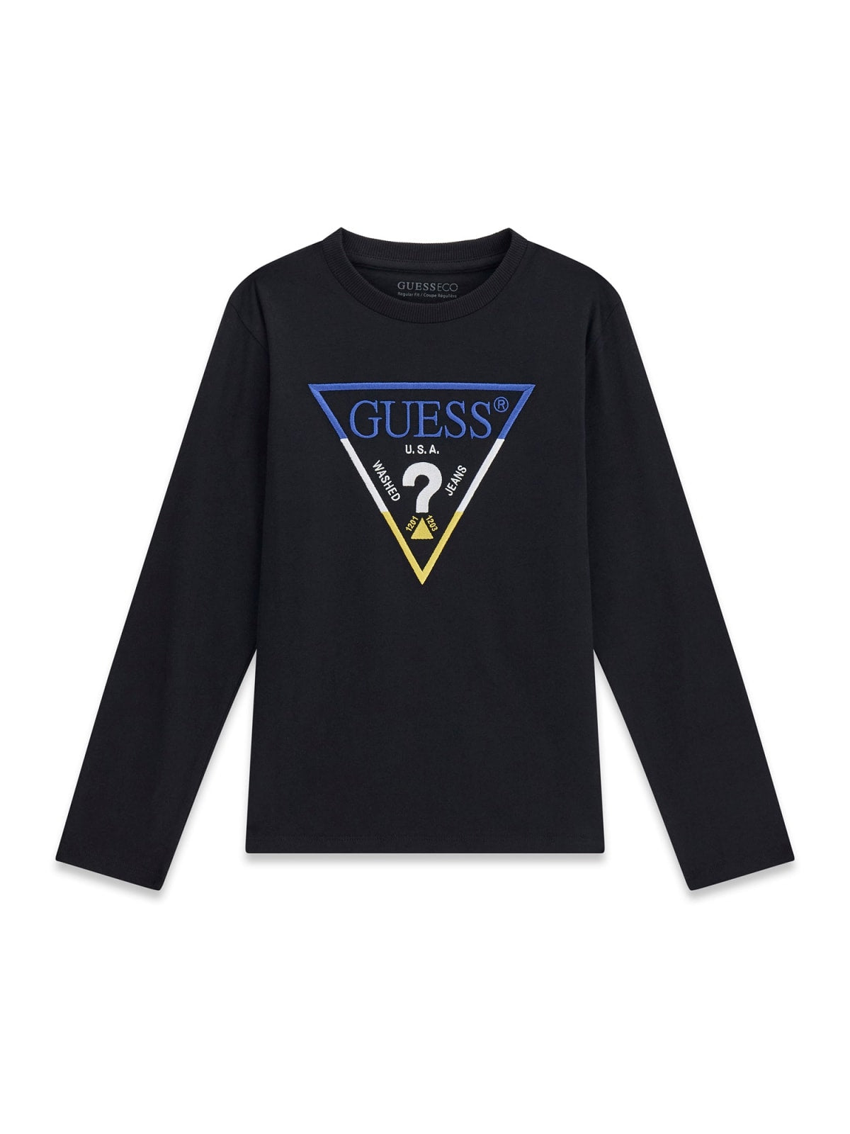 Maglia a Maniche Lunghe Nero Guess Bambino