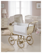 Lenzuolino carrozzino nea BIANCO E BEIGE COORDINABILE