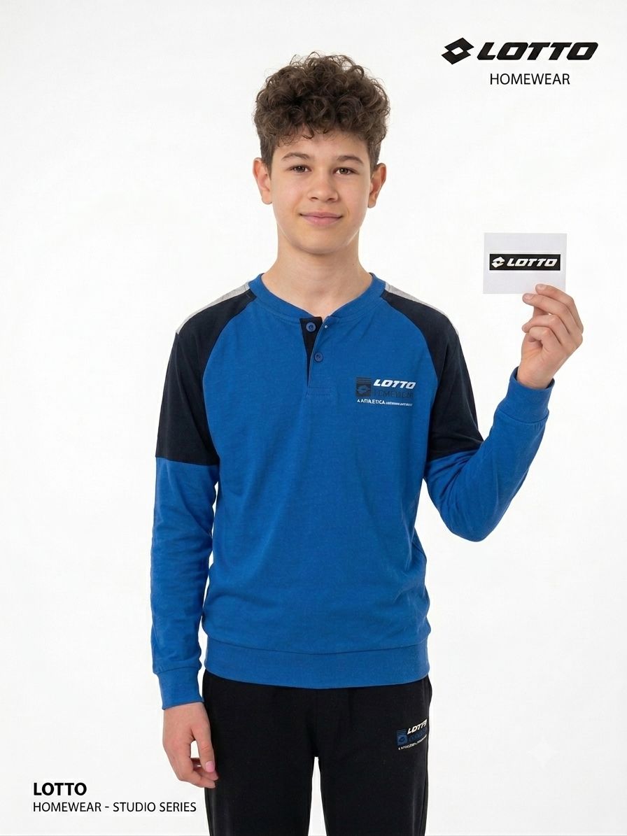 Pigiama Lotto Lungo Jersey Cotone Disney