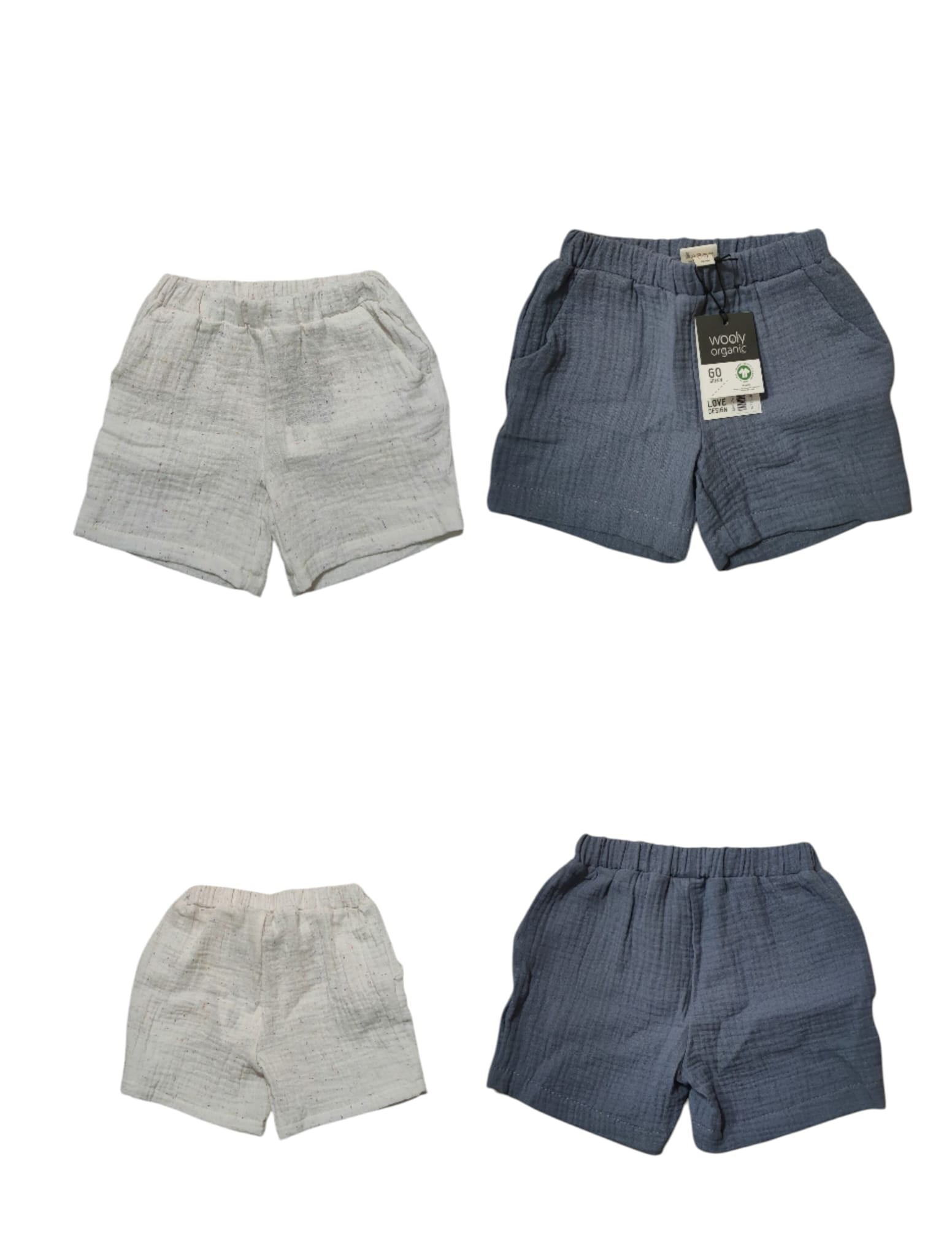 MUSLIN KIDS SHORTS - GOTS - SS25