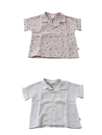 Corredo Nascita Muslin Kids Shirt - Gots Wooly Organic - Neonati