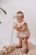 CAMICETTA IN MUSLINA CON SHORTS  - GOTS WOOLY ORGANIC