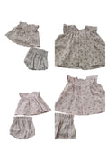 MUSLIN BLOUSE WITH BLOOMERS - GOTS