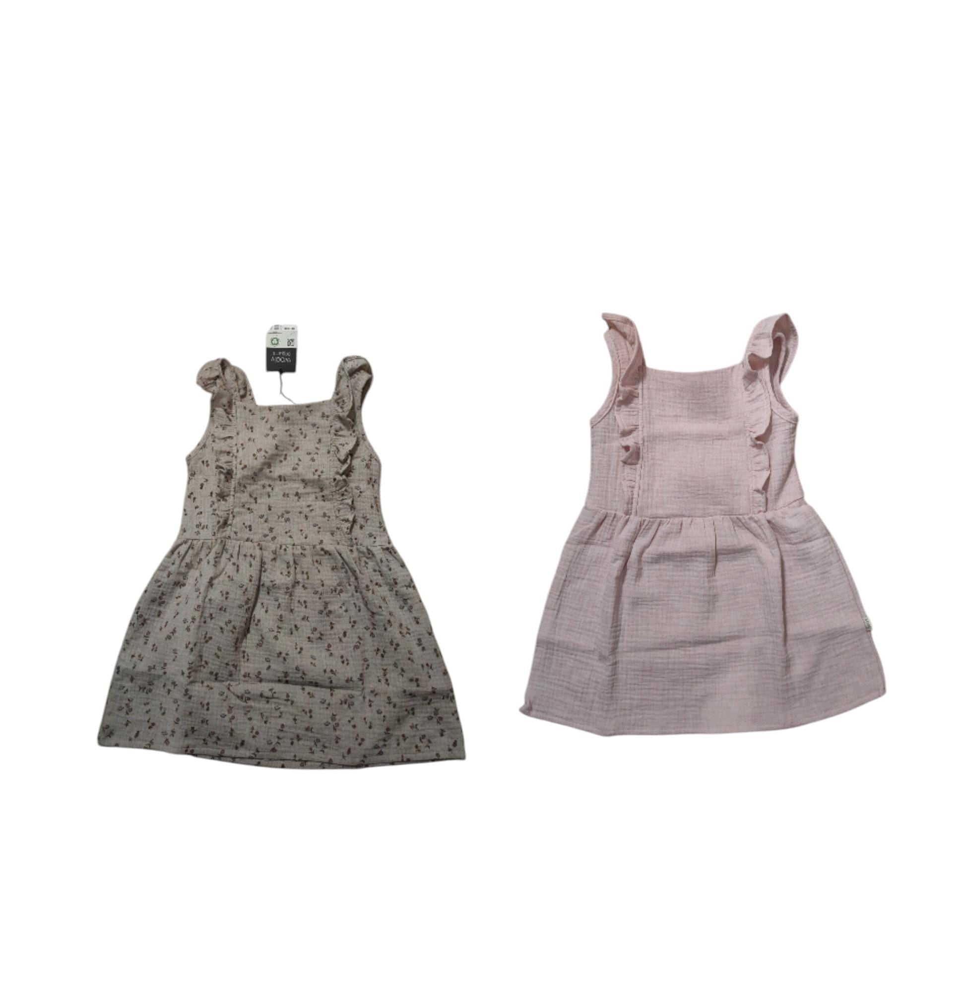 MUSLIN KIDS DRESS - GOTS - SS25