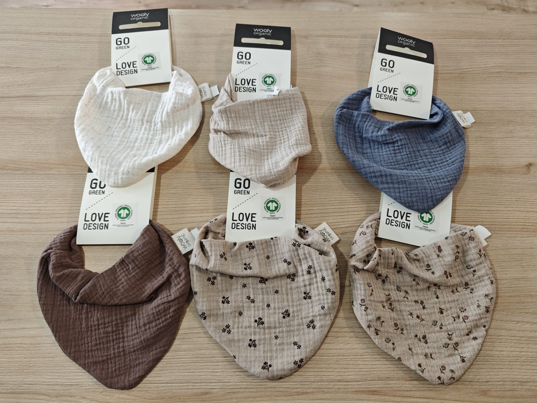 MUSLIN BIB - GOTS -