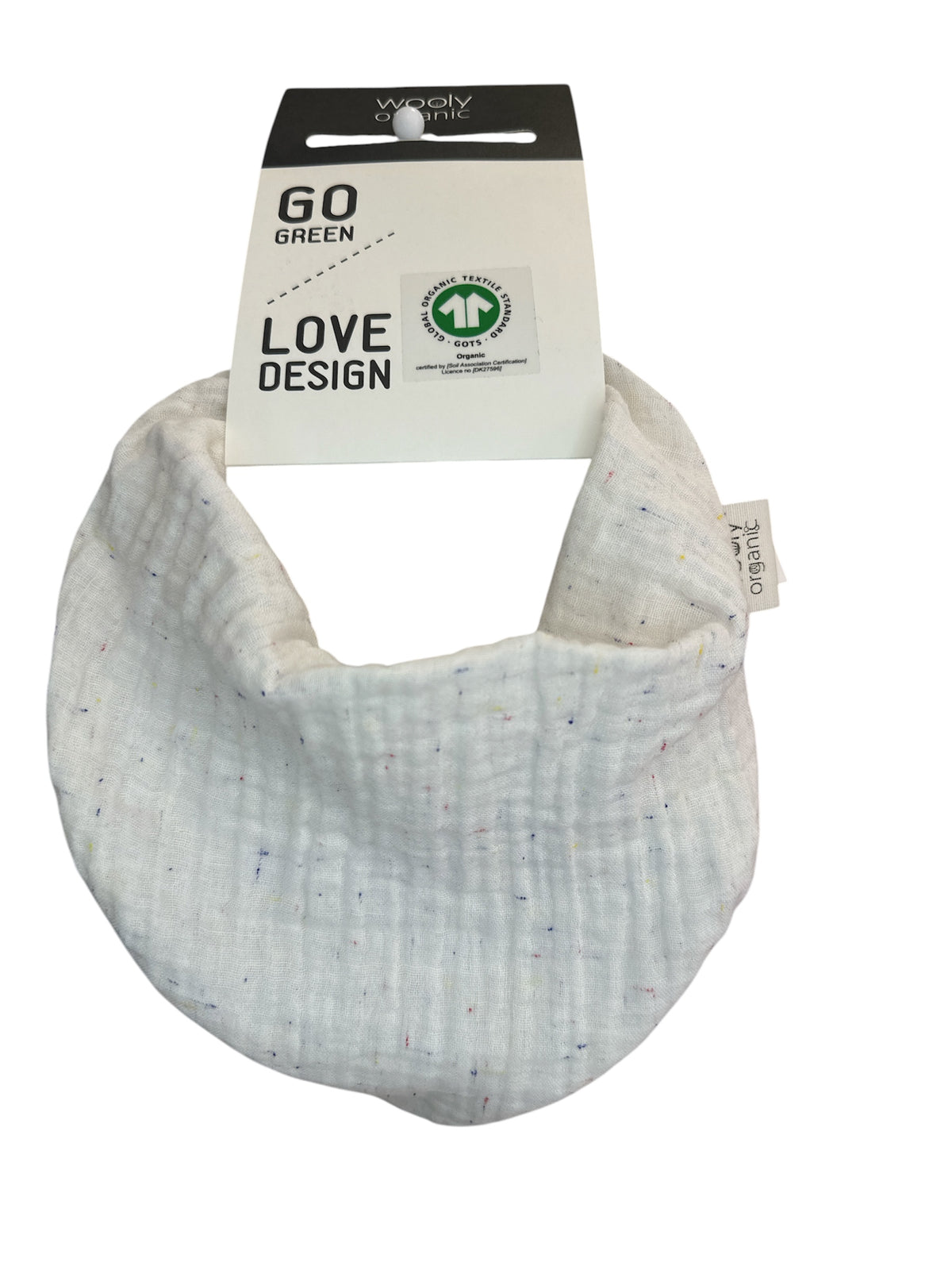 Accessori Muslin Bib - Gots Wooly Organic