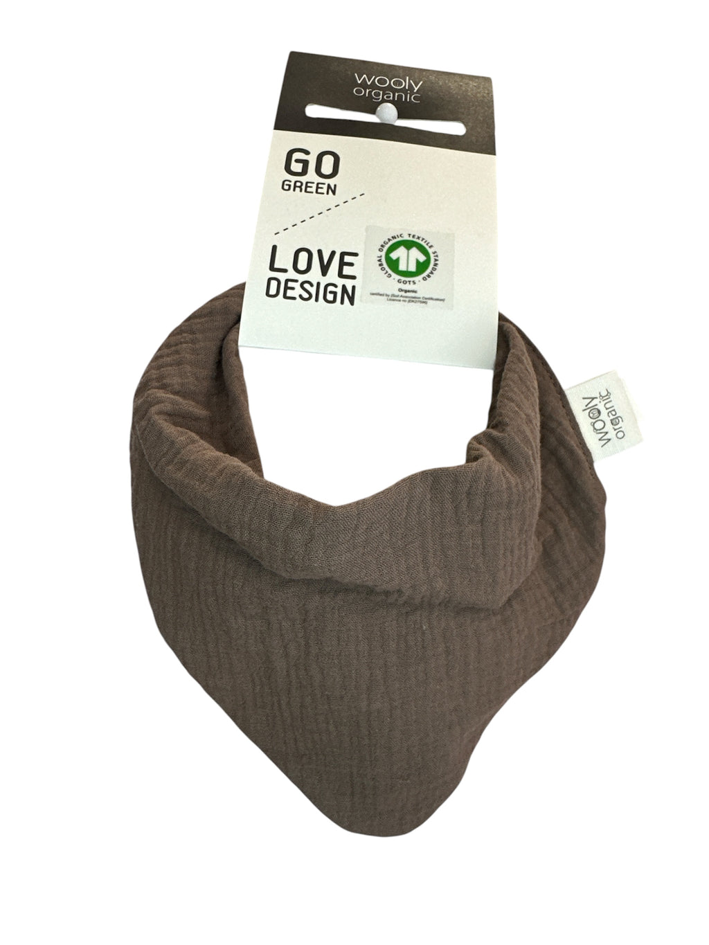Accessori Muslin Bib - Gots Wooly Organic