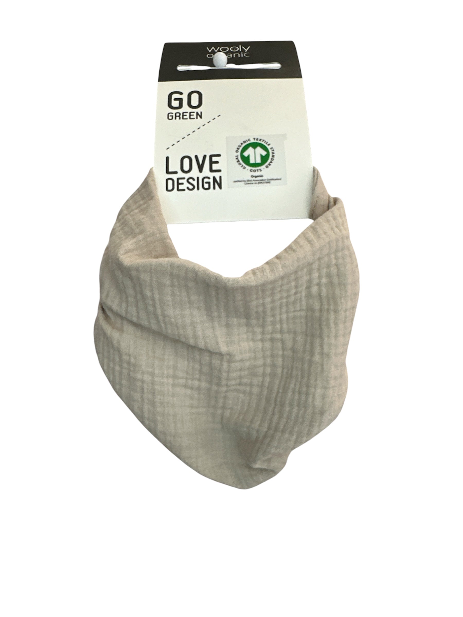 Accessori Muslin Bib - Gots Wooly Organic