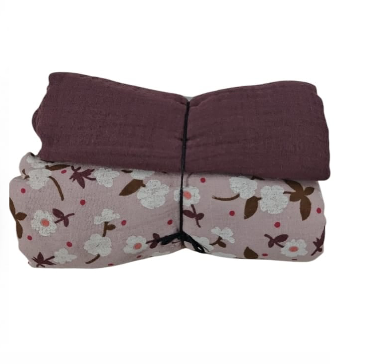 MUSSOLE DI COTONE ORGANICO - GOTS -WOOLY ORGANIC
CONFEZIONE DA 2 PZ