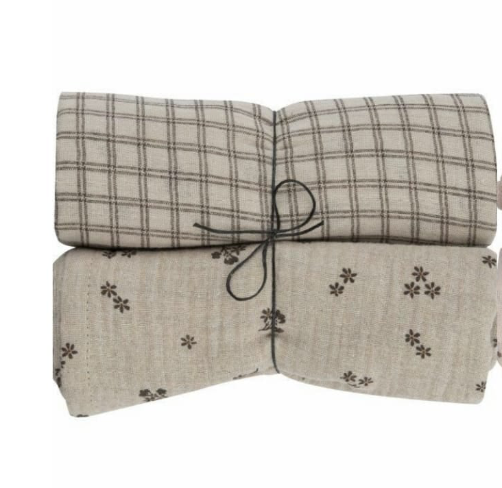 MUSSOLE DI COTONE ORGANICO - GOTS -WOOLY ORGANIC
CONFEZIONE DA 2 PZ