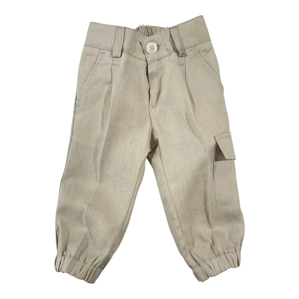 Pantalone Cargo Royal Blu Bambino Manuell & Frank