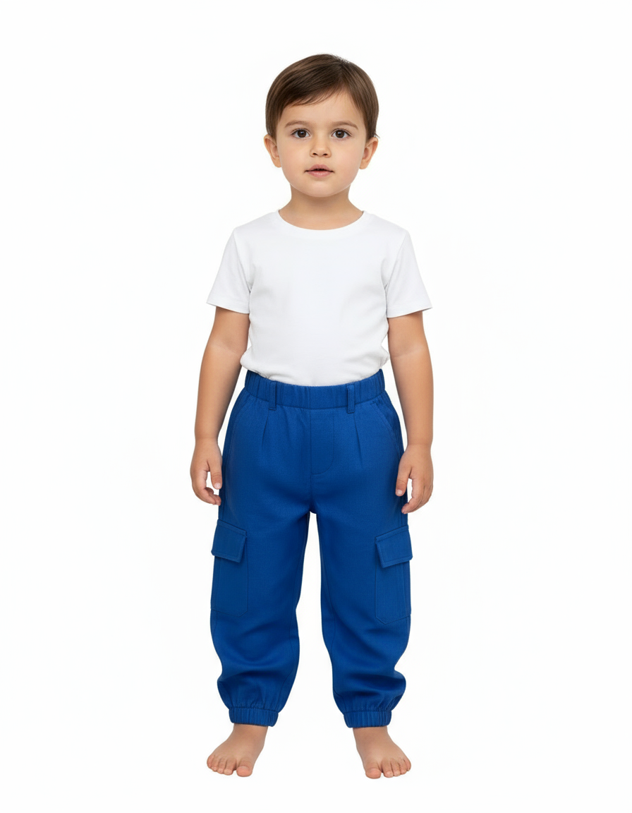 PANTALONE CARGO ROYAL BLU NEW BORN