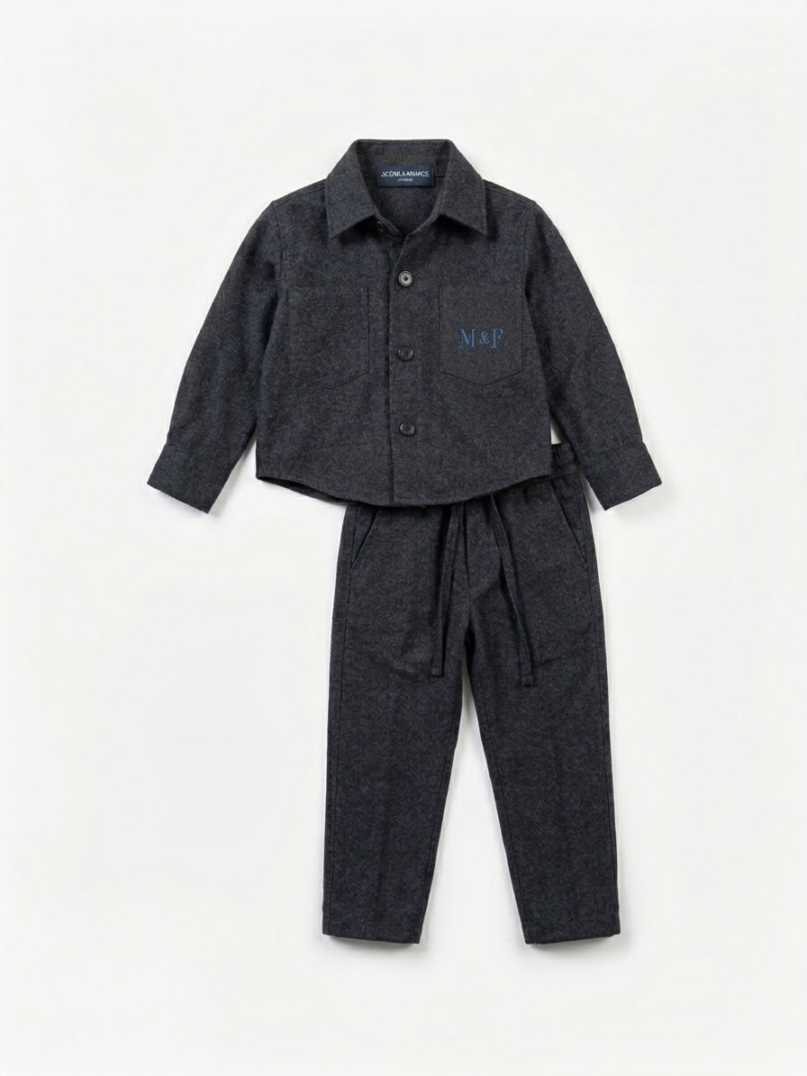 Pantalone Morbido Neonato Blu Manuell & Frank
