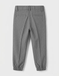 Pantalone con Polsino Bambino Grigio Manuell & Frank