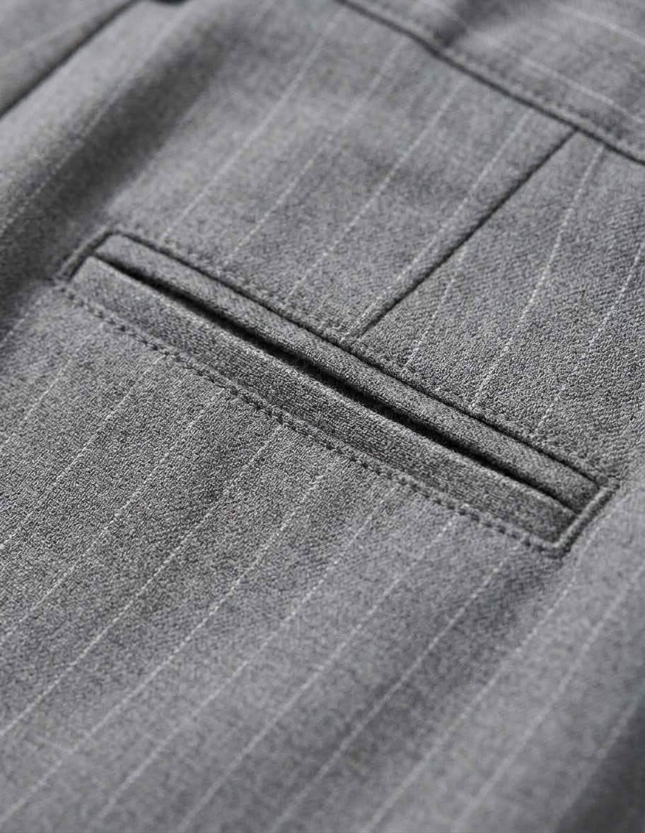Pantalone con Polsino Bambino Grigio Manuell & Frank