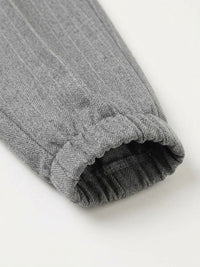 Pantalone con Polsino Bambino Grigio Manuell & Frank