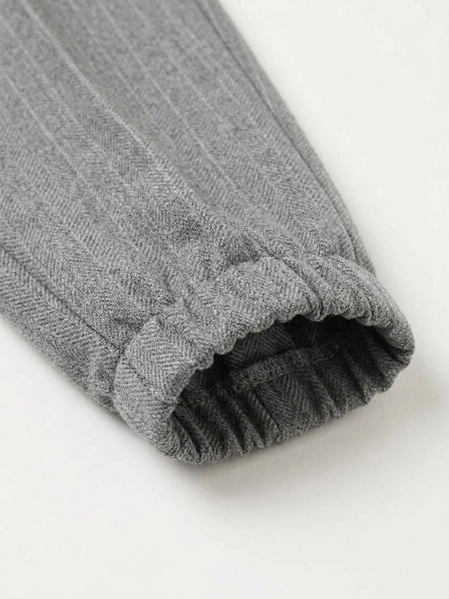 Pantalone con Polsino Bambino Grigio Manuell & Frank