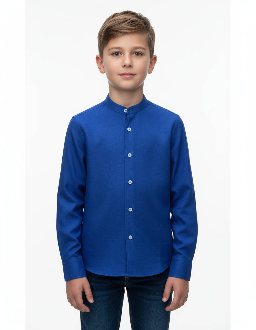 CAMICIA LU ROYAL NEW BORN COLLO ALLA COREANA