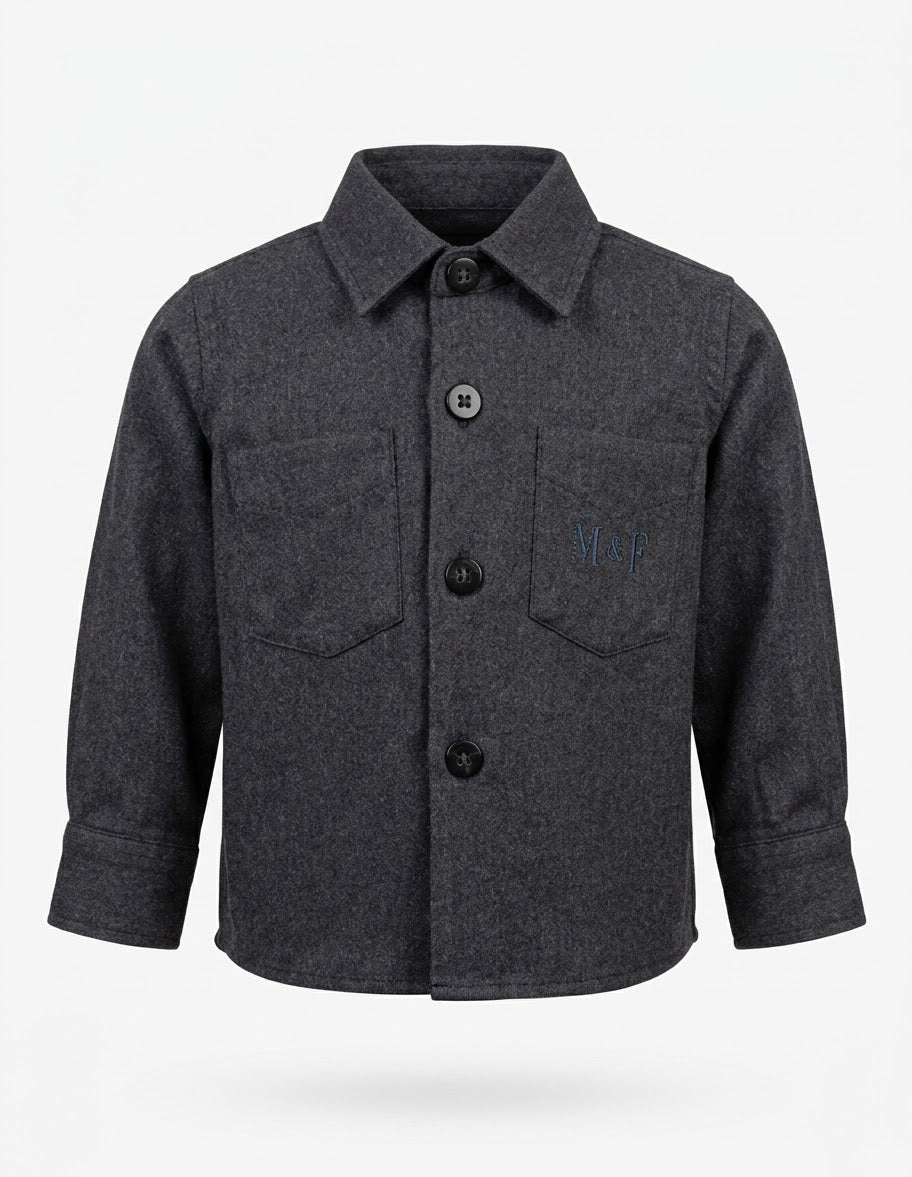 Camicia Neonato Blu Manuell & Frank