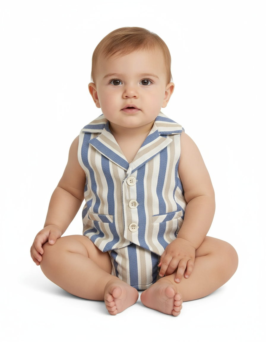 PANCIOTTO COORDINABILE A RIGHE NEW BORN