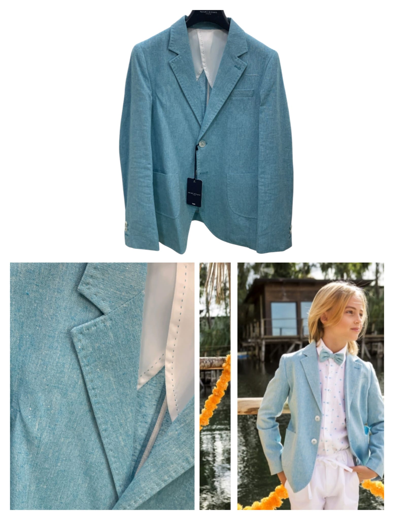 GIACCA TURCHESE RAGAZZO