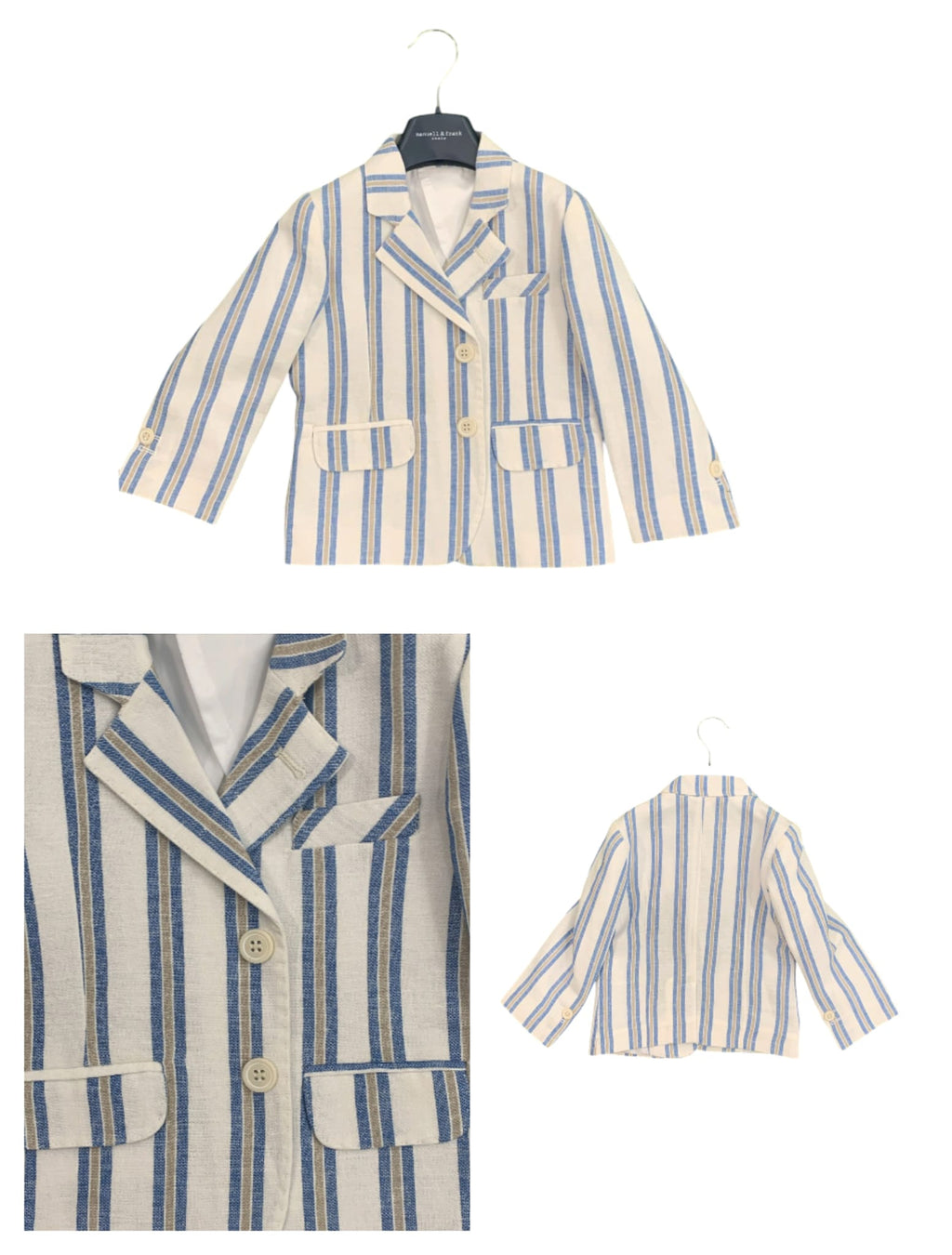 GIACCA A RIGHE COORDINABILE NEW BORN