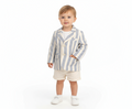 GIACCA A RIGHE COORDINABILE NEW BORN