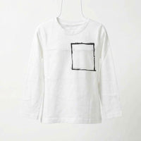 T-shirt Maniche Lunghe con Stampa Bambino Panna Manuell & Frank