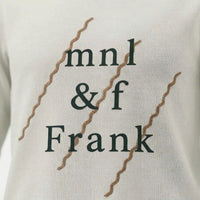 T-shirt Maniche Lunghe Logo Bambino Panna Manuell & Frank
