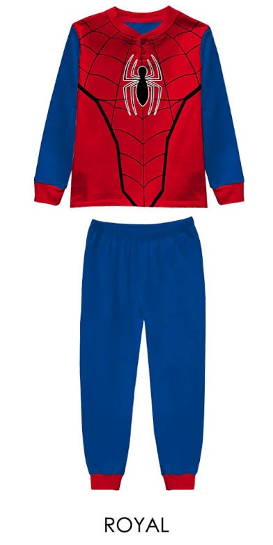 Pigiama Spiderman Sabor Caldo Cotone