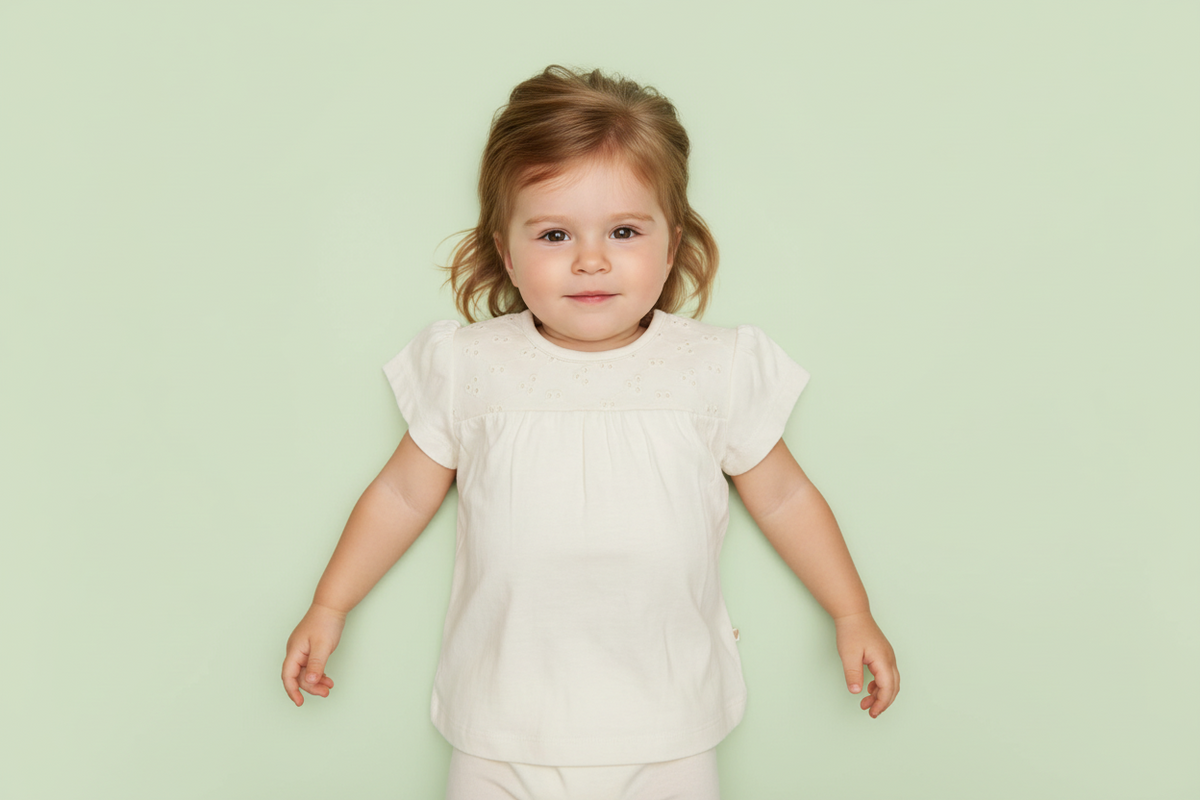 T-shirt Dirkje con Decori Sul Petto - Neonata