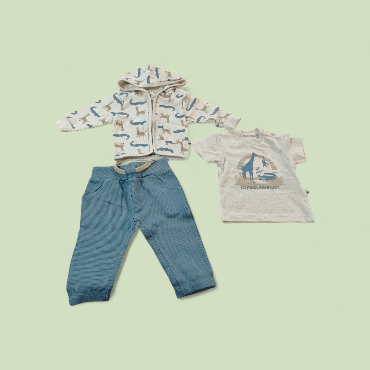 COMPLETO DIRKJE 3PEZZI T-SHIRT+ PANTALONE + FELPA