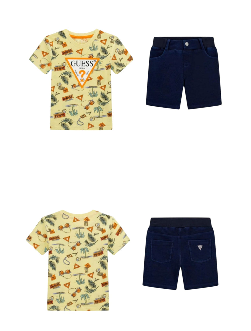 SET SS T-SHIRT+KNITD