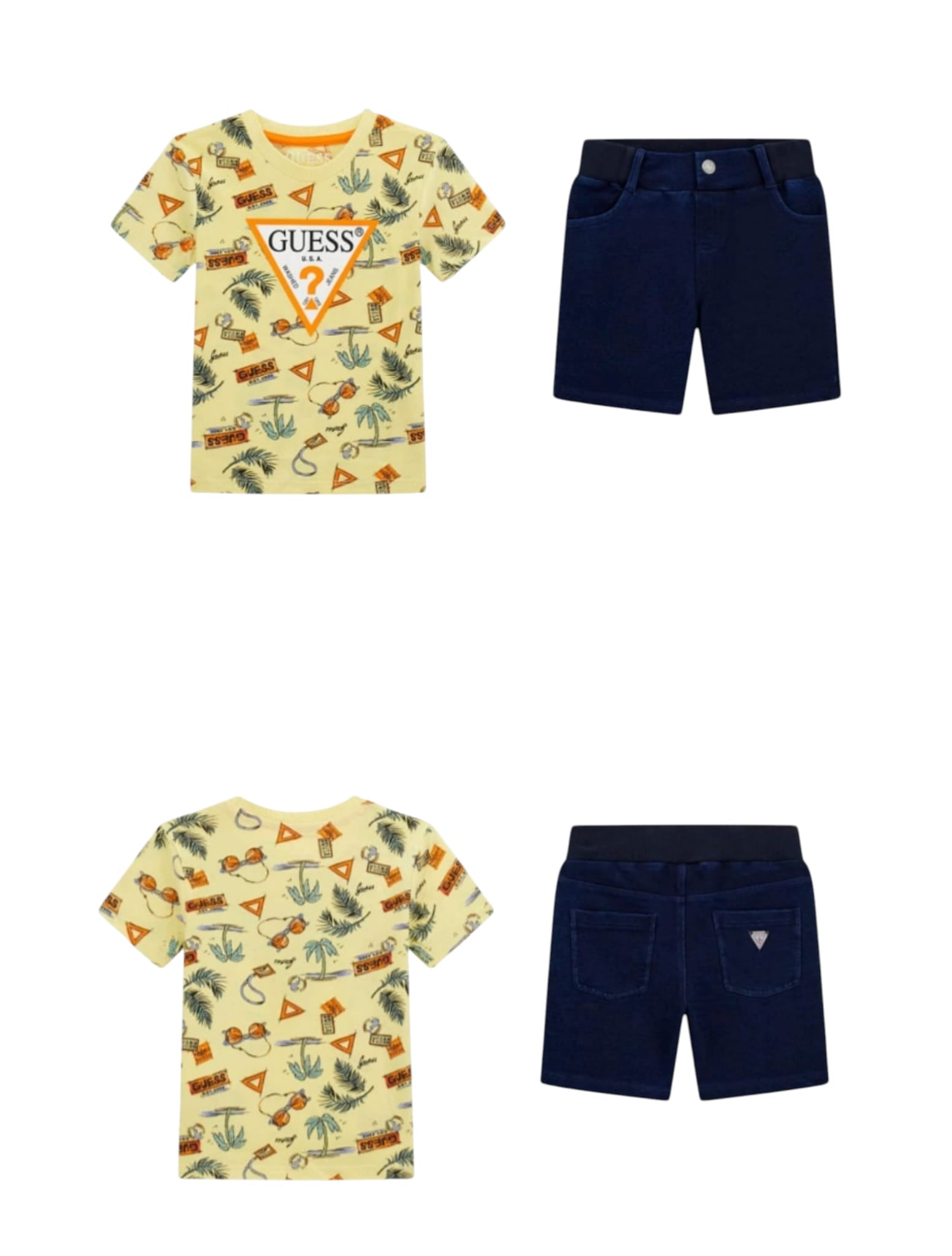 SET SS T-SHIRT+KNITD